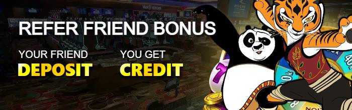 Friend Referral Bonus. Your friends make a deposit and you get point bonus.